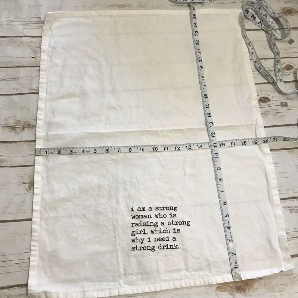 Kitchen Tea Towel Strong Woman‎ Strong Drink
